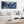 Blue White Abstract Artwork Framed Wide Panoramic - Ocean Sway