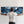 Blue White Abstract Artwork Framed Wide Panoramic - Ocean Sway