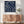 Blue White Abstract Framed Canvas XL Square - Matrix