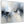 Blue White Abstract Framed Wall Art XL - Frozen Tides