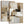 Large Coffee Cream Neutral Pair Framed Canvas - Earth Set of 2