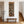 Tall Framed Upright Canvas Art - Brown Cream Abstract - Chaos