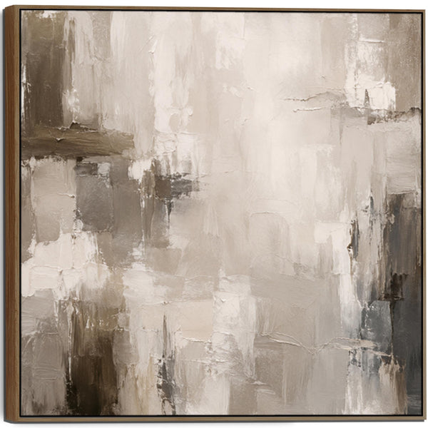 Large Living Room Framed Canvas Picture | Abstract Lounge Art