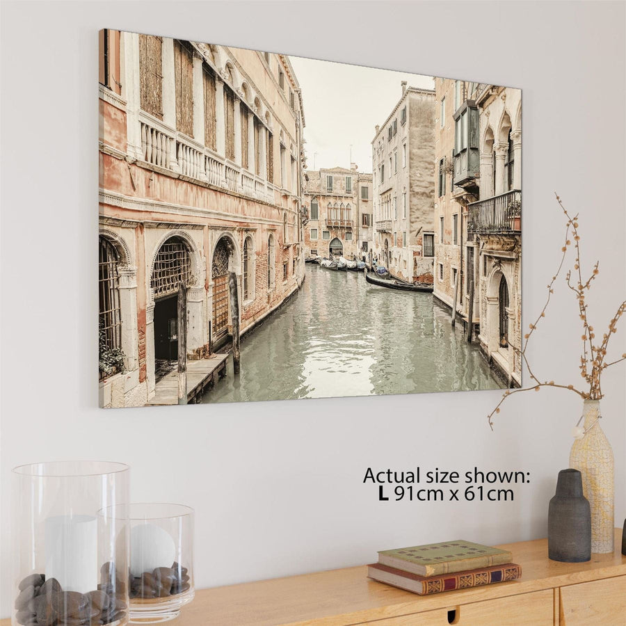 Venice Canvas Art Pictures Cities Peach