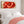 Wide Red Gold Cream Floral Bedroom Framed Canvas for Over bed