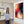 Multi-Coloured Unique Framed Canvas Art Colourful Cascade