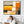 Large Mustard Yellow Orange Abstract Wall Art Framed - Ochre Balance