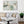 Living Room Wall Art for Lounge - Framed Green Cream Abstract