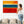 Multi-Coloured Unique Abstract Artwork Framed Colouful Embrace for Kitchen