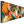 Wide Colourful Abstract Floral Framed Canvas Japanese Abstract