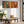 Long Colourful Gustav Klimt inspired Framed Canvas Art - Gilded