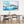 Kitchen Canvas Wall Art - Framed Cornish Coastal Artwork in Blue