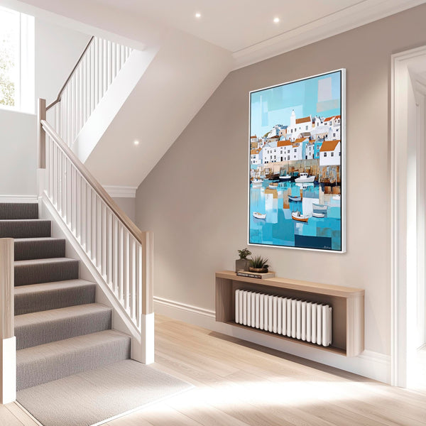 Framed Cornish Wall Art - Cerulean Harbour