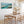 Wide Teal Blue Framed Beach Wall Art on Canvas - Coastal Calm