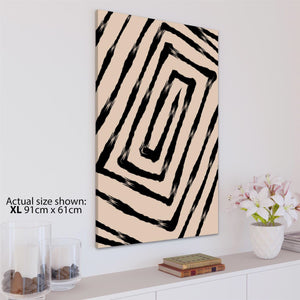 Abstract Black Natural Line Drawing Canvas Art Prints