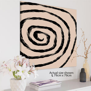 Abstract Black Natural Line Drawing Canvas Art Pictures