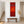 Tall Dark Red Abstract Framed Upright Canvas Wall Art - Embers