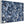 Dark Navy Blue White Framed Wall Art - Jackson Pollock Style