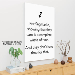 Sagittarius Quote Framed Art Prints  Black and White
