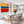 Multi-Coloured Unique Abstract Artwork Framed Colouful Embrace for Kitchen