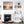 Extra Large Living Room Framed Wall Art - Dusk Umber Reflections