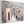 Dusky Pink Neutral Framed Canvas Wall Art - Mykonos Blush