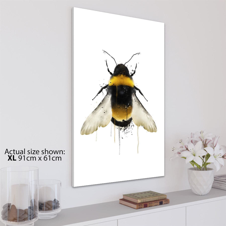 Bee Canvas Art Pictures - Yellow Black