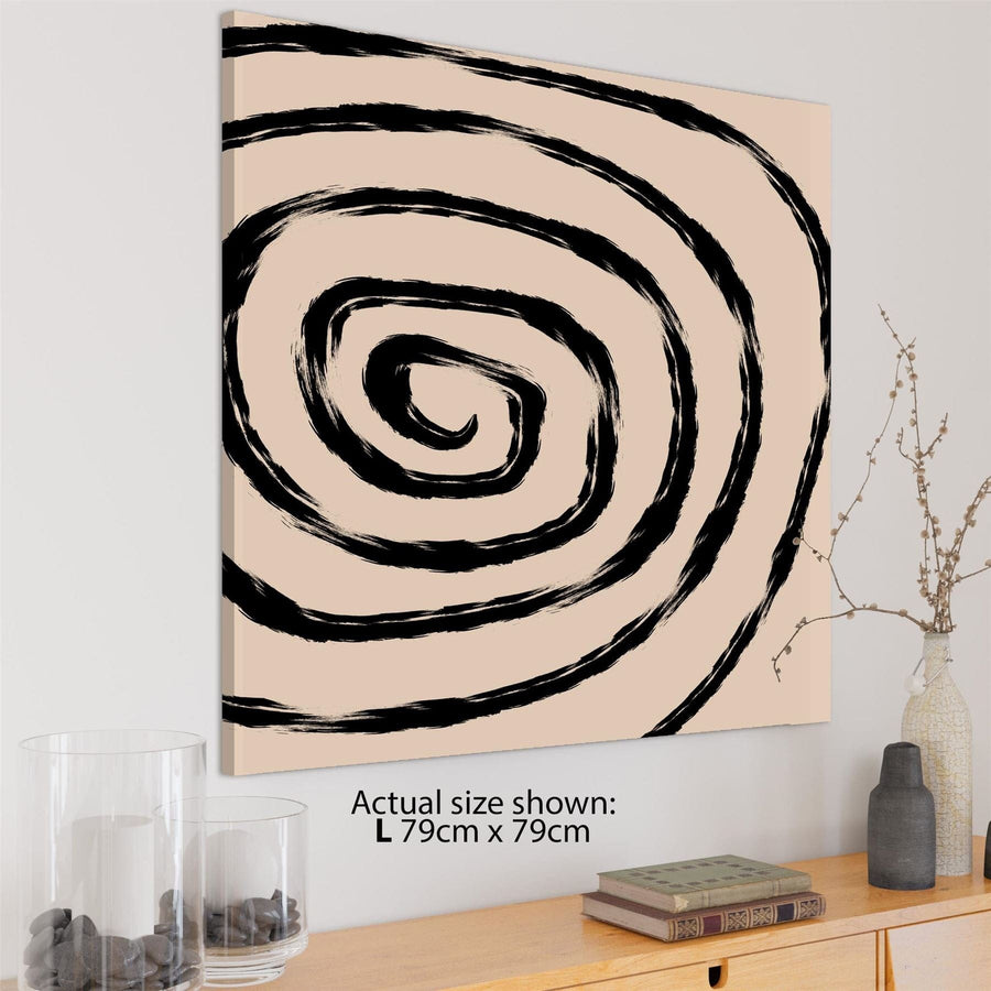 Abstract Black Natural Line Drawing Canvas Art Pictures