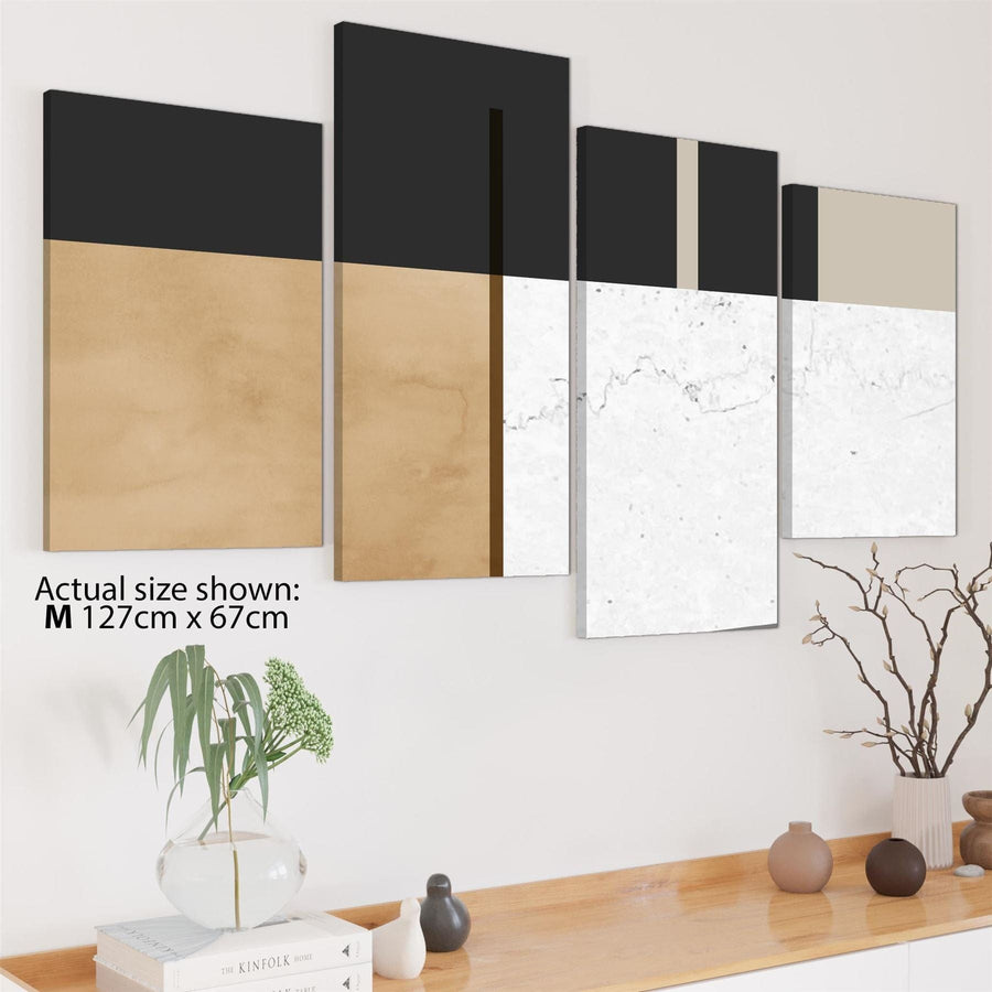 Abstract Natural Grey Painting Canvas Art Pictures