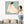 Framed Artwork - Woman Empowerment Contemplation - White Dress 1 - Blue