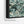 Pair Abstract Framed Canvases - Jackson Pollock Style Green