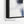 Blue White Abstract Wall Art Framed - Polar Divide