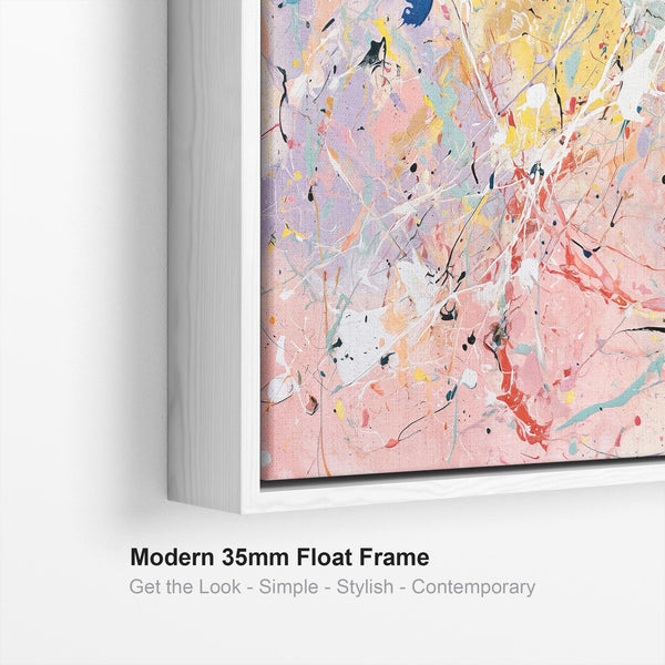 Vibrant Kitchen Make Over - Abstract Colourful Framed Wall Art
