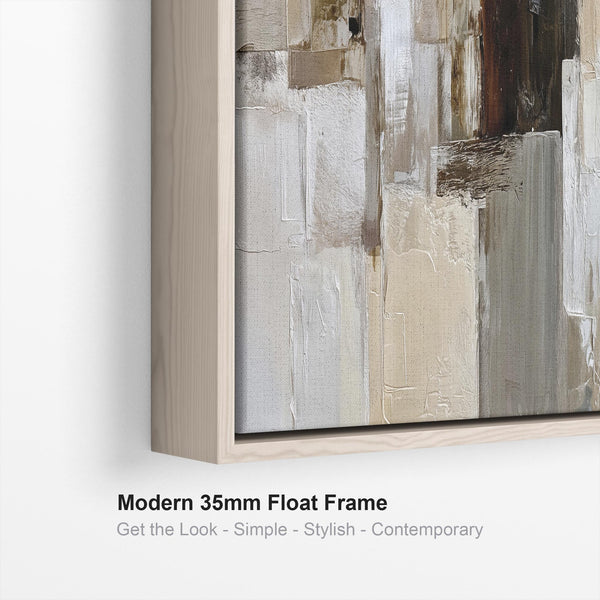 Wide Long Canvas Art Print Framed Warm Earth Panoramic