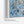 Abstract Framed Wall Art - Jackson Pollock Style Light Blue