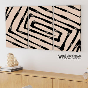 Abstract Black Natural Line Drawing Canvas Art Prints