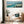 Wide Living Room Framed Wall Art on Canvas - Teal Tidal Drift