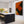 Orange Wall Art Canvas Framed - Umber Angles