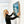 Large Hallway Entrance Framed Canvas Wall Art - Coastal Storm