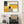 Extra Large Mustard Yellow Grey Abstract Framed Canvas Wall Art - Ochre Steps