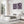 Plum Lilac White Framed Pair 2 Canvases - Jackson Polloc Style