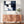 Blue White Abstract Wall Art Framed - Polar Divide