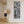 Tall Abstract Hallway Wall Art - Vertical Grey Pollock Style
