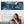 Blue White Abstract Artwork Framed Wide Panoramic - Ocean Sway