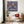 Living Room Framed Canvas Abstract Jackson Pollock Style Blue