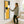 Upright Mustard Yellow Grey Vertical Framed Canvas Wall Art - Narrow Steps