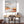 Abstract Landscape - Rust Shores Framed Orange Grey Square Wall Art