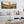 Wide Orange Grey Abstract Landscape - Boho Framed Canvas Art