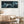 Horizontal Teal Blue Artwork Print Canvas Panoramic - Golden Streams