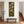 Tall Green Cream Framed Canvas Art Dandelion Botanical Floral